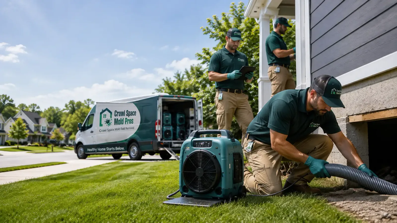Crawl Space Mold Removal in New Lisbon, NJ